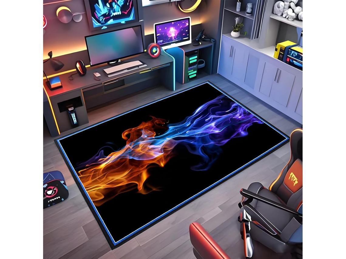 Tapete Protetor Cadeira Gamer 80 X 120 Cm Piso Parquet Cadeiras Escritório, Gamer, Piso,