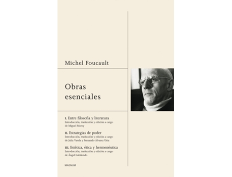 Livro Obras Esenciales de Michel Foucault (Español)