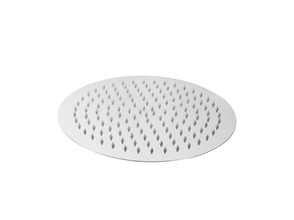 Chuveiro De Teto Ultrafino 30 Cm(12 Polegadas) Em Aço Inoxidável Cromado, Estilo Moderno Para Casa