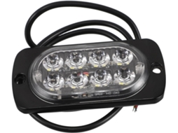 Luz De Sinalização Lateral Ultrafina Pretyzoom Com 8 Leds Para Caminhões E Picapes, 12-24v, Luz Estroboscópica De