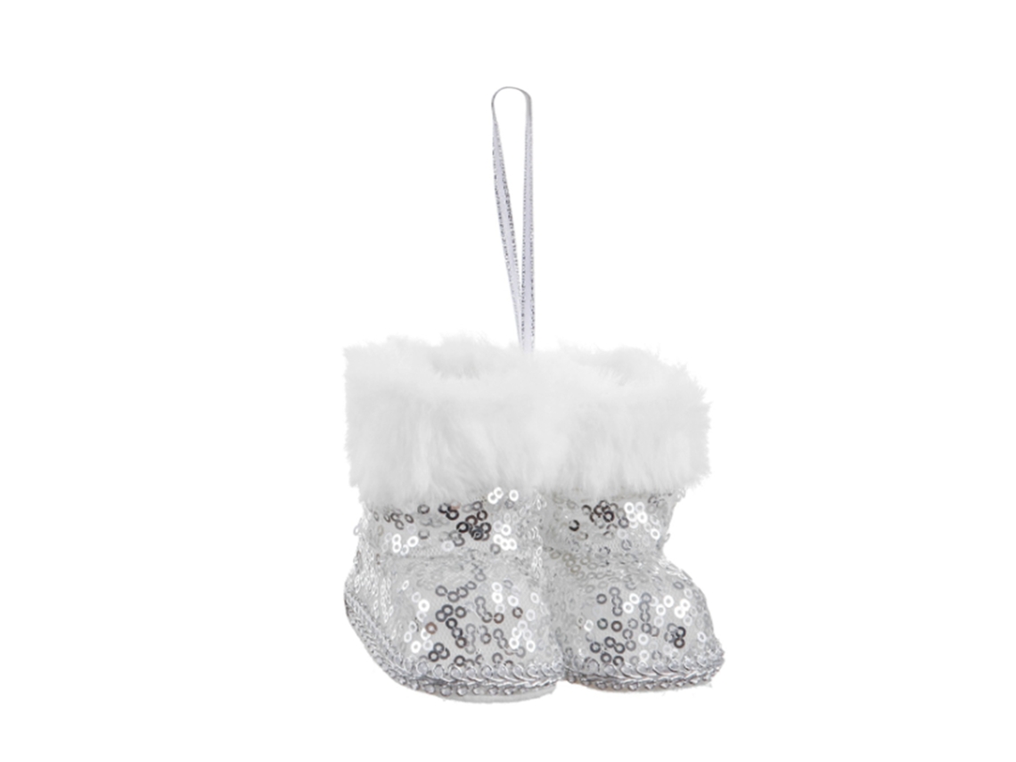 Laxiscreed Ornamento De Natal Pequeno Com Lantejoulas Prateadas Para Presentes Natalícios