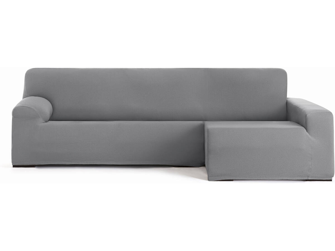 Capa de Chaise Longue Direita EYSA Premium Bronx Tecido Multielástico (310 x 170 x 110 cm - Poliéster - Gris)