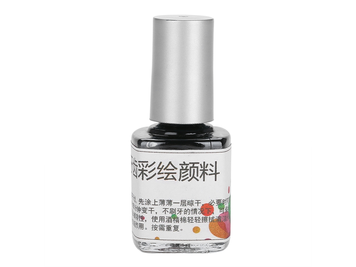 Pigmento De Pintura Colorido Não Tóxico De 7ml Para Cosplay De Halloween Sunflare (preto)