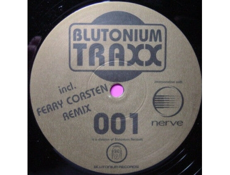 Vinil Et Welcome Song 99 Blutonium Traxx