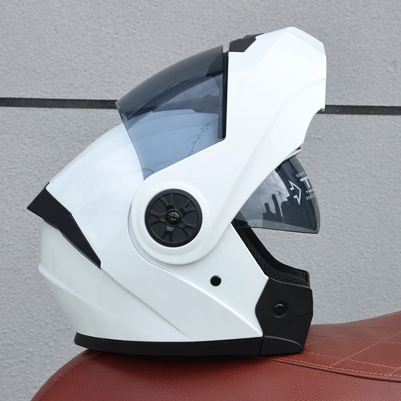 Capacete Modular Flip-up Com Certificação (m)dot, Unissex, Feito De Material Abs.