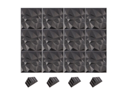 Painel De Parede 3d Laxiscreed Textura Diamante, Conjunto De 12 Peças Para Decoração Moderna