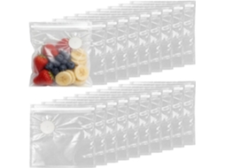 Sacos A Vácuo Para Alimentos, 20 Unidades, Herméticos E Impermeáveis | Sacos A Vácuo Resistentes Odores Para Vegetais