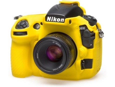 Capa de silicone  Nikon D810 Amarelo