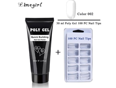 30ml Acrílico Poli Gel Conjunto Kit De Extensão Polygel Rápido Uv Duro Geléia Construtor Prego Estender Géis Conjunto Limegirl