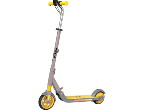 Patinete elétrico infantil Mega Motion, motor de 150 W, velocidade máxima de 16 km/h, dobrável, com luzes LED