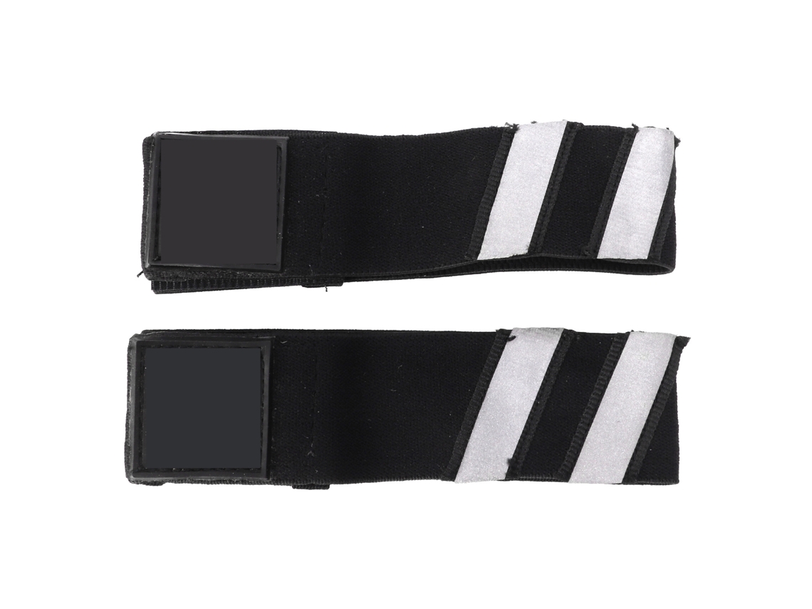 Conjunto de 2 cintos refletivos Mali para bicicleta, resistentes a arranhões, branco
