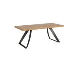 Mesa Extensível 90x180/280 Cm Tabira Carvalho Descascado Pernas Antracite Itamoby