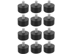 Popetpop Conjunto De 12 Pés Niveladores Para Móveis Com Encaixe Ajustável Sofás, Camas E Mesas