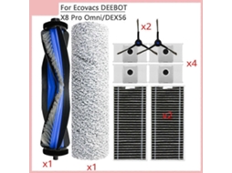 Acessórios Para Aspirador De Pó X8 Pro Omni Dex56: Escova Principal, Escova Lateral, Filtro Hepa, Rolo, Pano._ozo