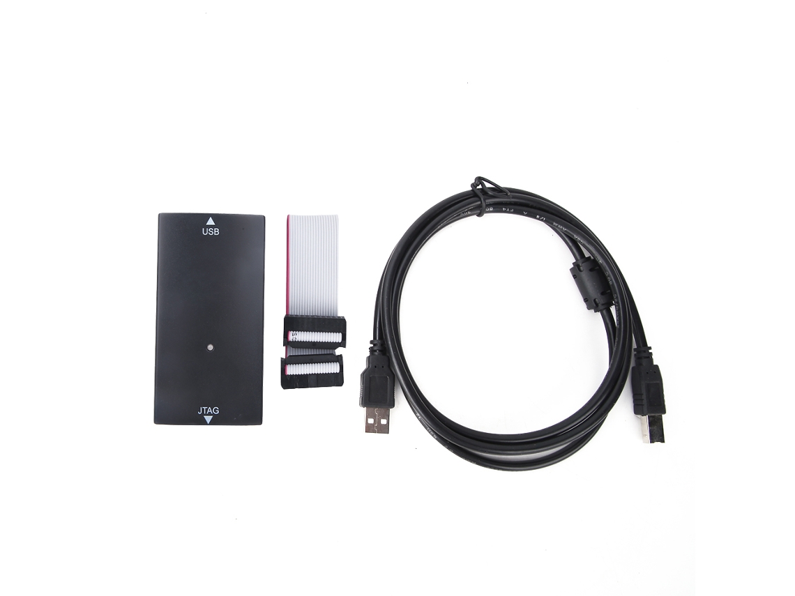 EMULADOR depurador com interface USB 2.0 e cabo de 20 pinos para componentes eletrônicos semicondutores circuitos integrados | S/MARCA
