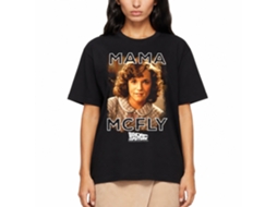 Rockinstone Back To The Future Movie Mama Mcfly Black Adult T-shirt Size:xxl