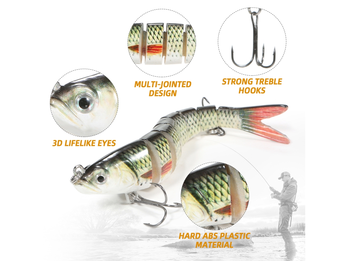 Isca Artificial Minnow Taruor 140mm 8 Segmentos