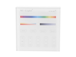 Controlador de painel inteligente Milight (Wi-Fi 2.4G, RGB de 4 zonas + CCT)