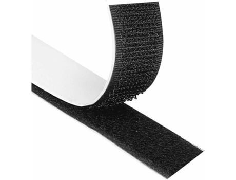 Fita de velcro autoadesiva super resistente de 10 m, 20 mm de largura, dupla face, Ehstmind (preta)