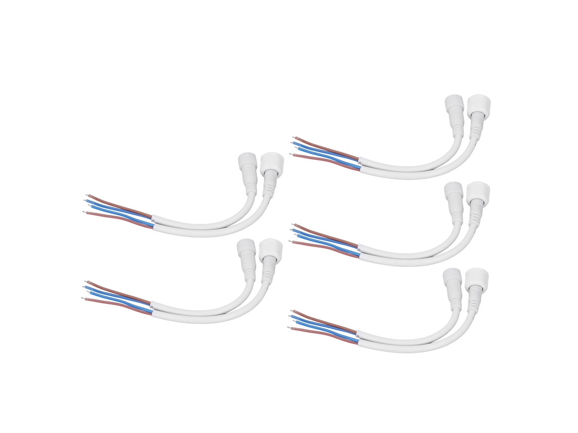 Conector Elétrico 2 Pinos À Prova D'água Kit 5 Conjuntos