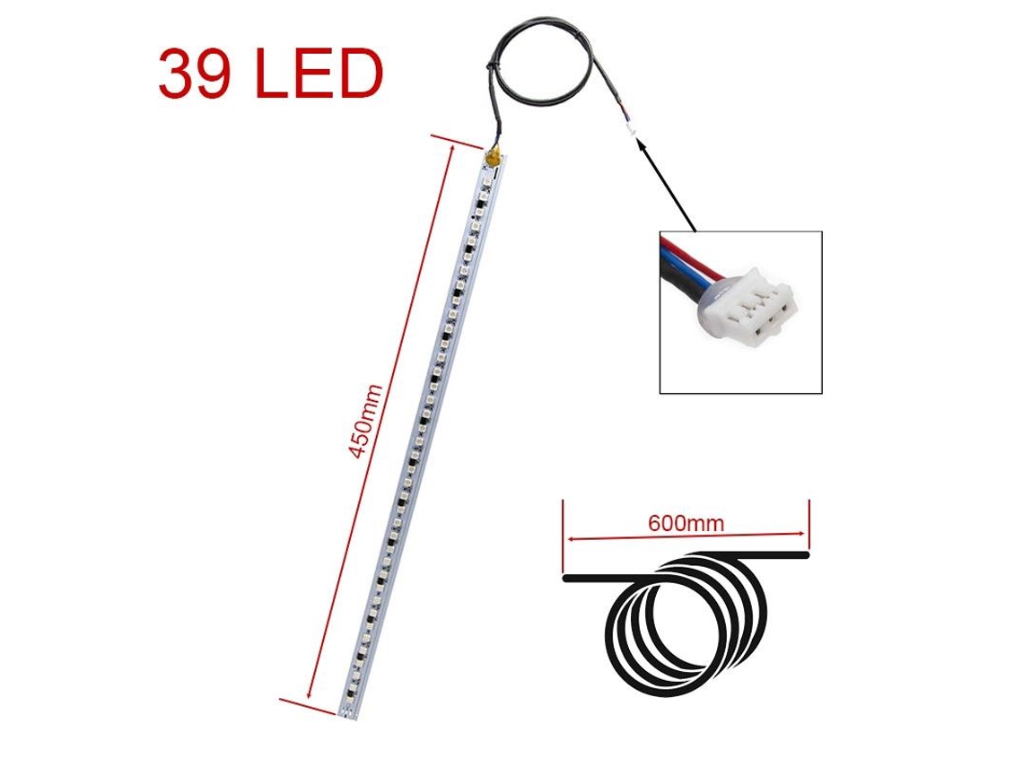 Fita Led Rgb Programável 12v [minimotores] - 0,45m