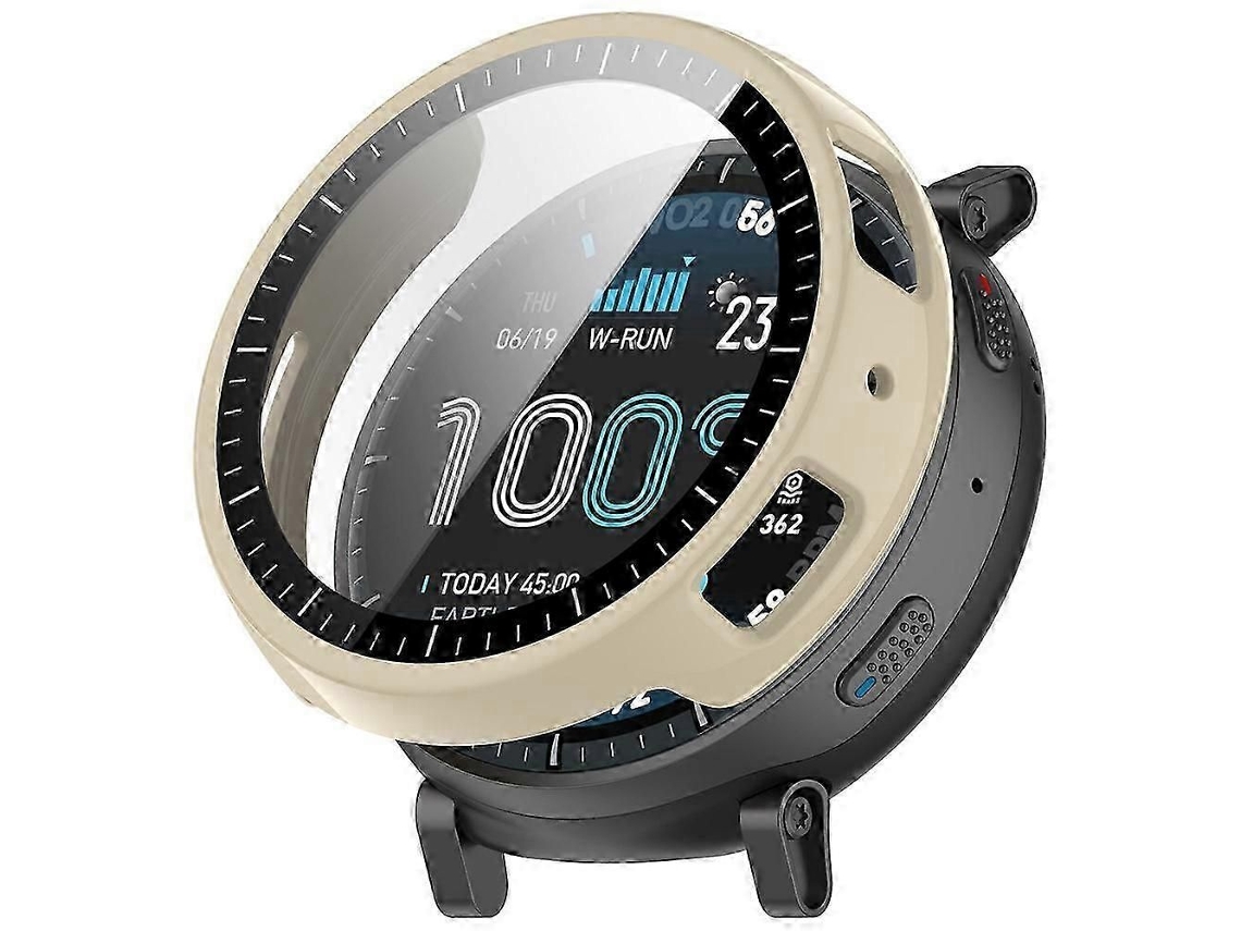 Capa Protetora Com Vidro Temperado E Escala Para Smartwatch Active Max