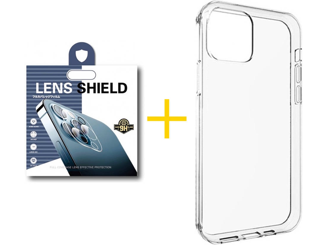 Capa + 1 Película de Câmara para iPhone 12 Pro SKYHE Transparente Claro