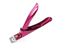 Alicate de Pontas de Unha Falso Artificial em Acrílico Regulável Premium em Aço Inoxidável com Lâmina Afiação para Manicure Pedicure Salão Casa Design
