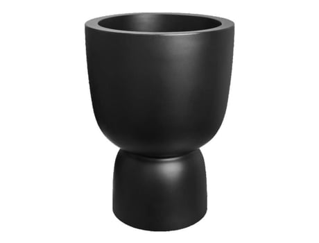 Vaso De Flores Elho Pure Coupe Preto Ø 41 X H.57 Cm 25 L Elho Give Room To Nature