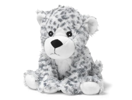 Peluche WARMIES white leopard hot water bottle plush (Idade Mínima Recomendada: 1 ano)
