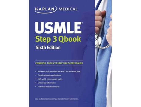 Livro USMLE Step 3 QBook de Kaplan Medical (Inglês)