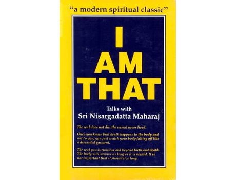 Livro i am that de sri nisargadatta maharaj (inglês)