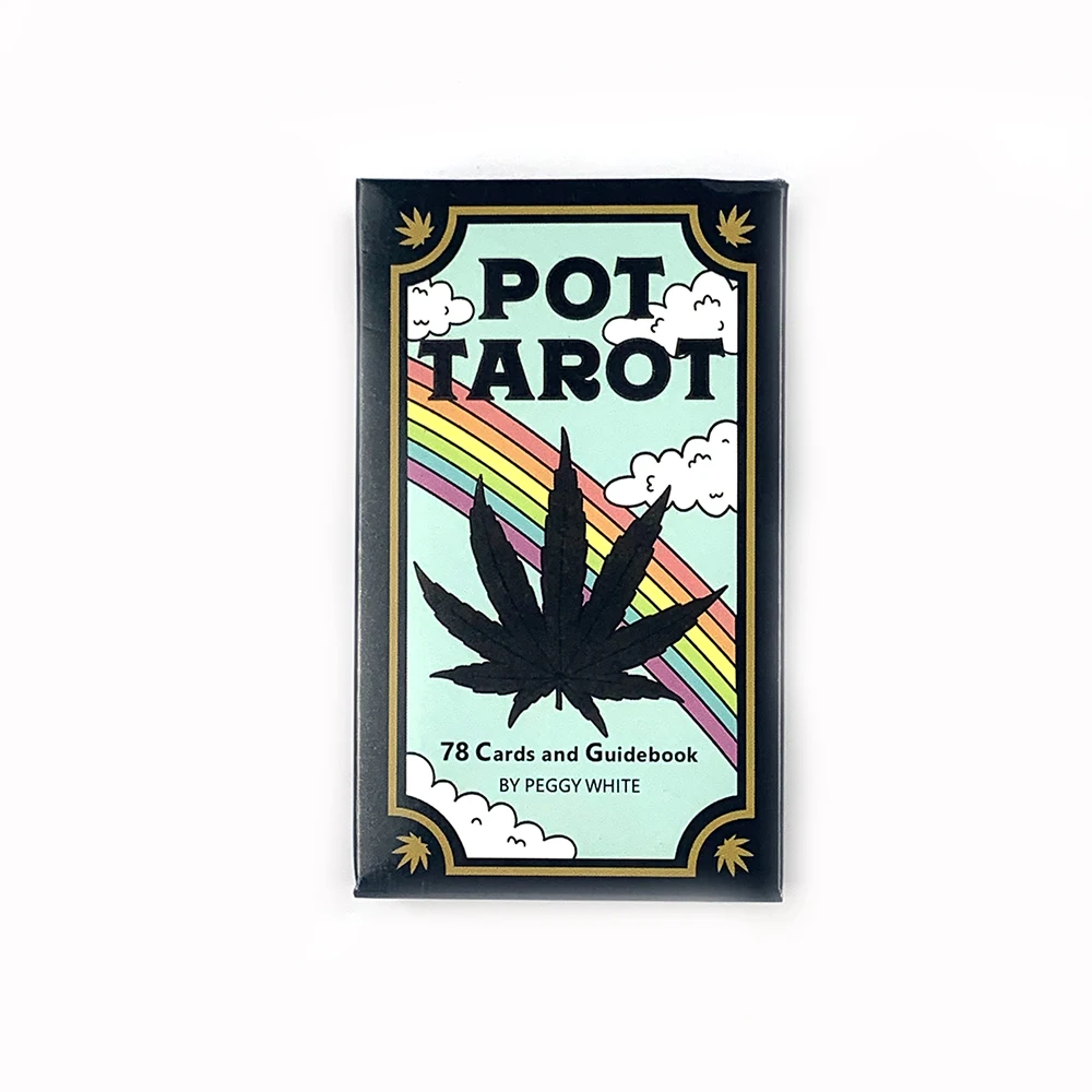 Jogo De Tarot Pot, 78 Cartas, Inclui Guia, Baralho De Tarot De Bolso Para Viagem.