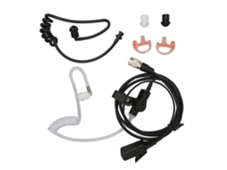 Aetheria fone de Ouvido de Tubo Acústico Harris 6 Pinos com Microfone Ptt para P5300 P5400 P5500 Xg 15 Xg 25
