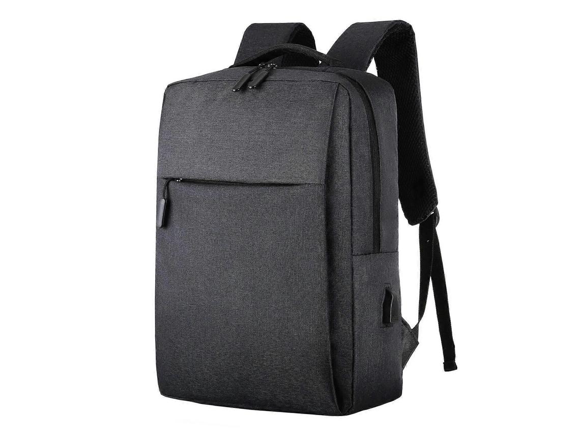 Mochila Para Laptop 15,6 Polegadas, Com Vários Compartimentos, Porta Usb, Acolchoada Elysve