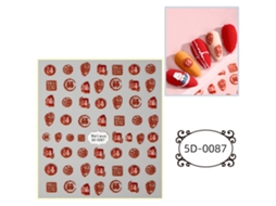 Adesivo De Unha Fofo Cartoon Seguro Autoadesivo Decoração 5d Moda Diy