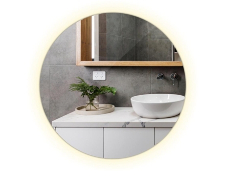 Espelho Redondo Led Tulup (ø 100 Cm Luz Neutra 4000k)