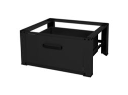 Base Da Máquina de Lavar Roupa com Gaveta 63X54 Cm White Steel Ml-Design