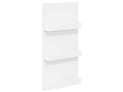 Conjunto 1 Suporte Para Revistas Vidaxl Branco Derivados De Madeira (51 X 11 X 102 Cm)