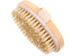 Escova De Banho Massageadora Healifty Com Cabeça Borracha E Cerdas Naturais Bambu Para Limpeza Profunda Esfoliação Suave