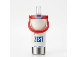 Garrafa Térmica Zest Bk 668-21 Vermelho + Bege