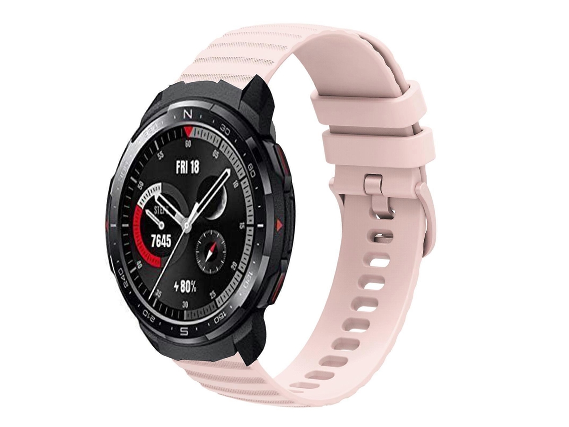 Pulseira De Silicone De Cor Sólida Com Padrão De Bolinhas Onduladas Para For Honor Watch Gs Pro, 22 Mm.