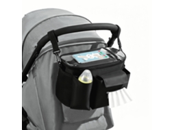 Bolsa Organizadora Impermeável Para Carrinho De Bebé Com Vários Bolsos, Dispensador De Lenços E Suportes Para Biberão/telemóvel.