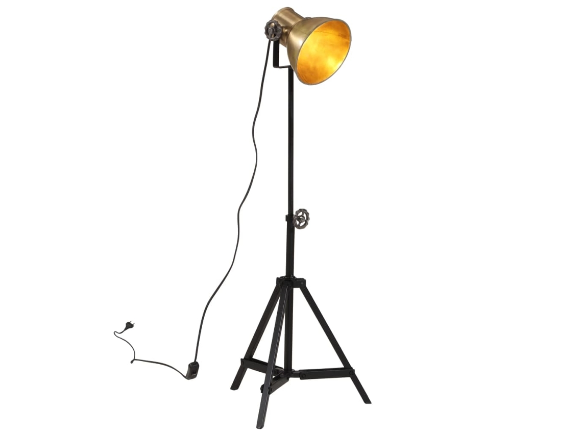 Vidaxl Candeeiro De Pé 25 W 35x35x65/95 Cm E27 Bronze Antigo
