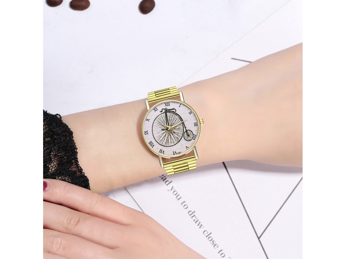 Reloj De Pulsera Hombre Zhoulianfa Acero Analógico Cuarzo Dial Redondo T221-g
