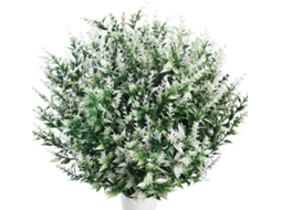 6 Hastes de Lavanda Artificial, Roxa, Flores e Plantas Artificiais de Plástico para Uso Interior e Exterior, Resistentes a Uv AQUAFORGE