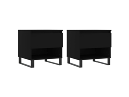 Coffee Table, Coffee Tables Vidaxl Preto Madeira Processada (n/a)