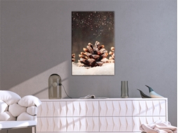 Quadro ARTGEIST Winter Pine Cone (1 Part) Vertical (40x60)