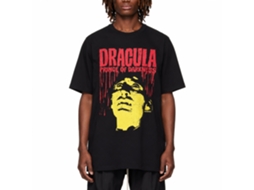 Rockinstone Horror Movies Dracula P.o.d. Black Adult T-shirt Size:xxl