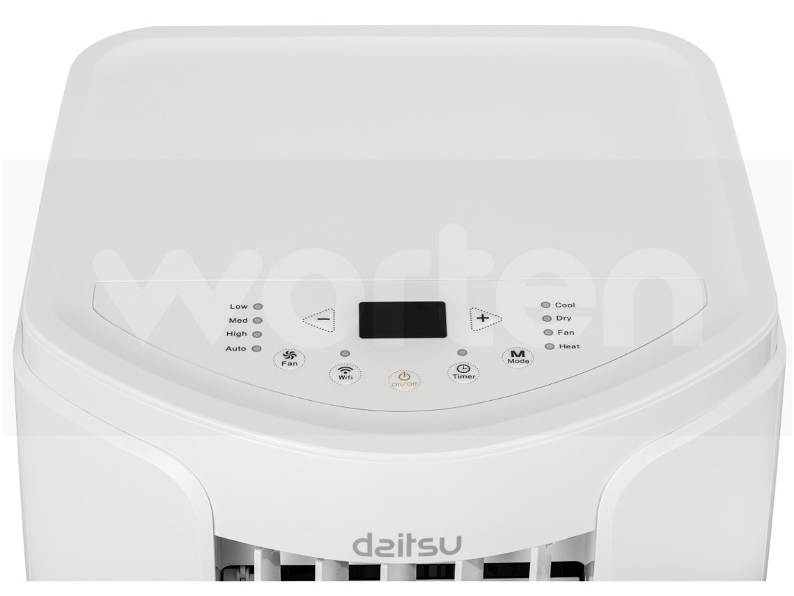 Ar Condicionado Portátil DAITSU APD12X (24 m² - 12000 BTU - Branco)